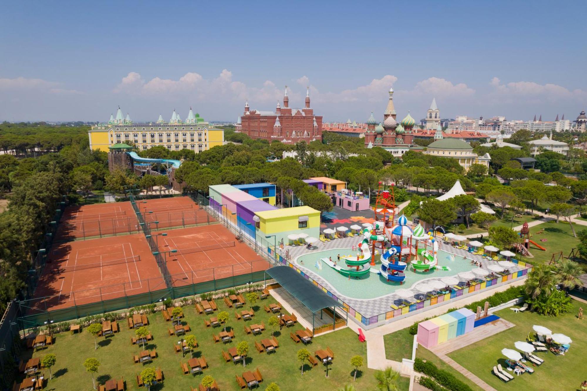 Kremlin Palace Antalya Exterior photo Aerial view of the resort