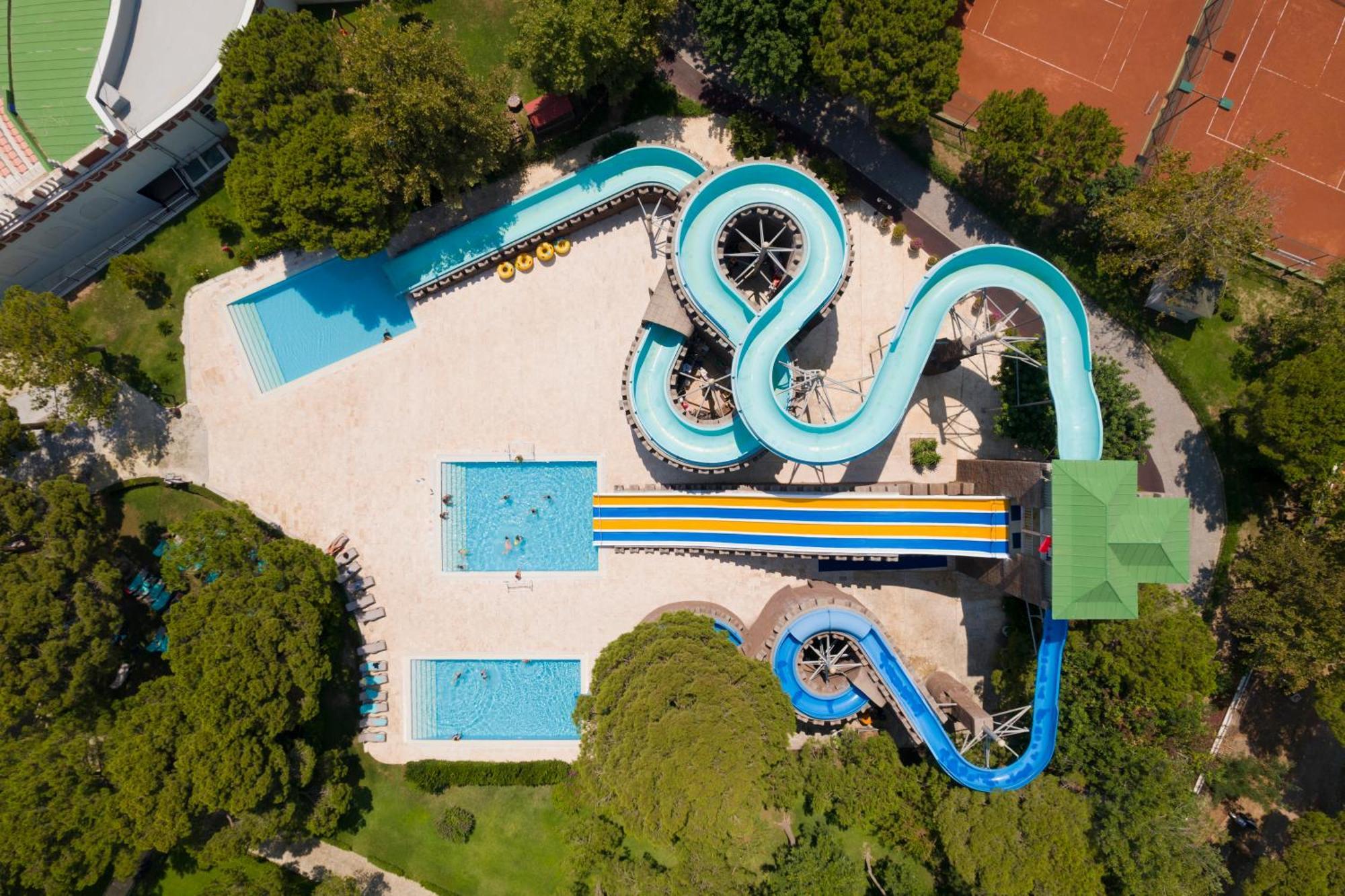 Kremlin Palace Antalya Exterior photo Aerial view of the water park